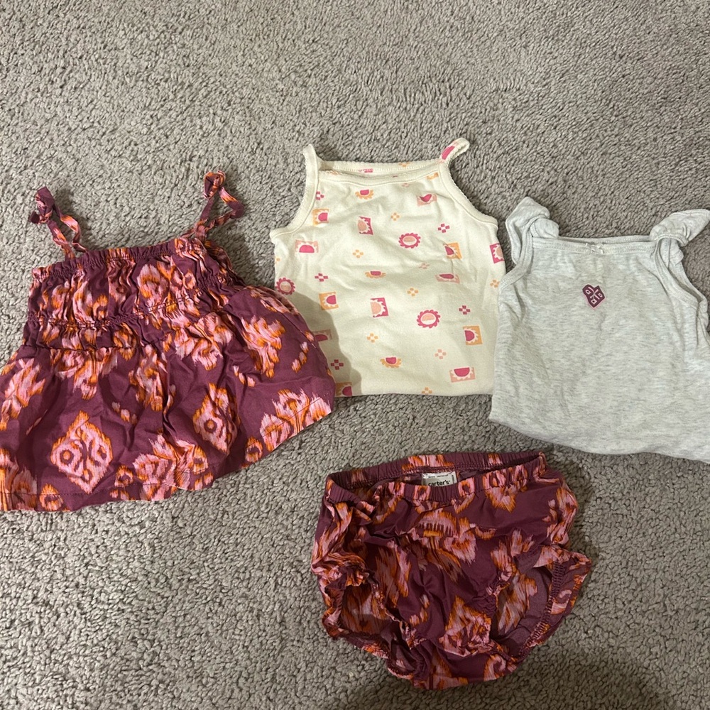 Carters 4-Piece Tribal Pattern Outfit Set